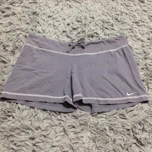 nike gray cotton shorts